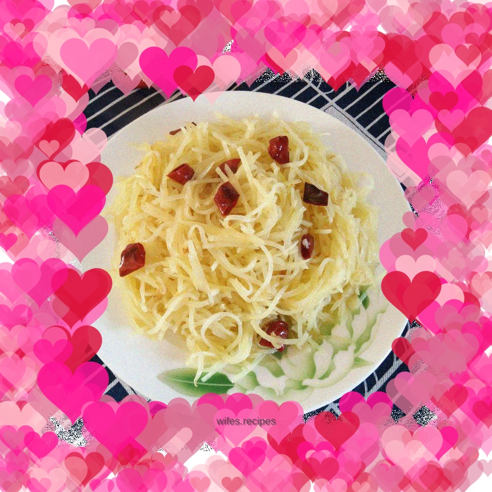 Vinegar potato shreds