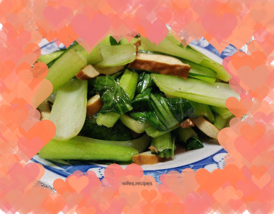 Stir-fried Dried Beans with Green Vegetables