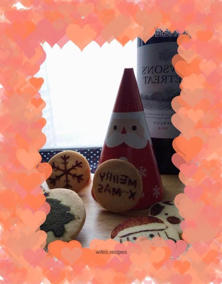 Christmas printed cookies