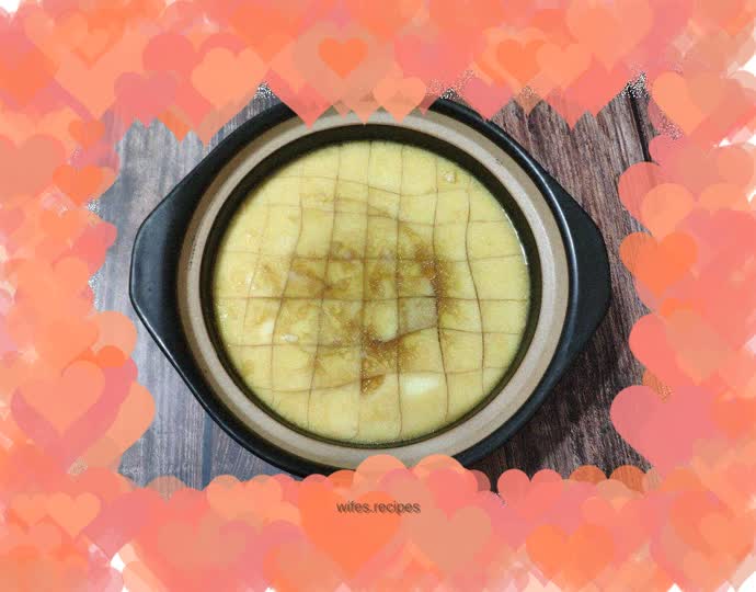 Jelly egg custard