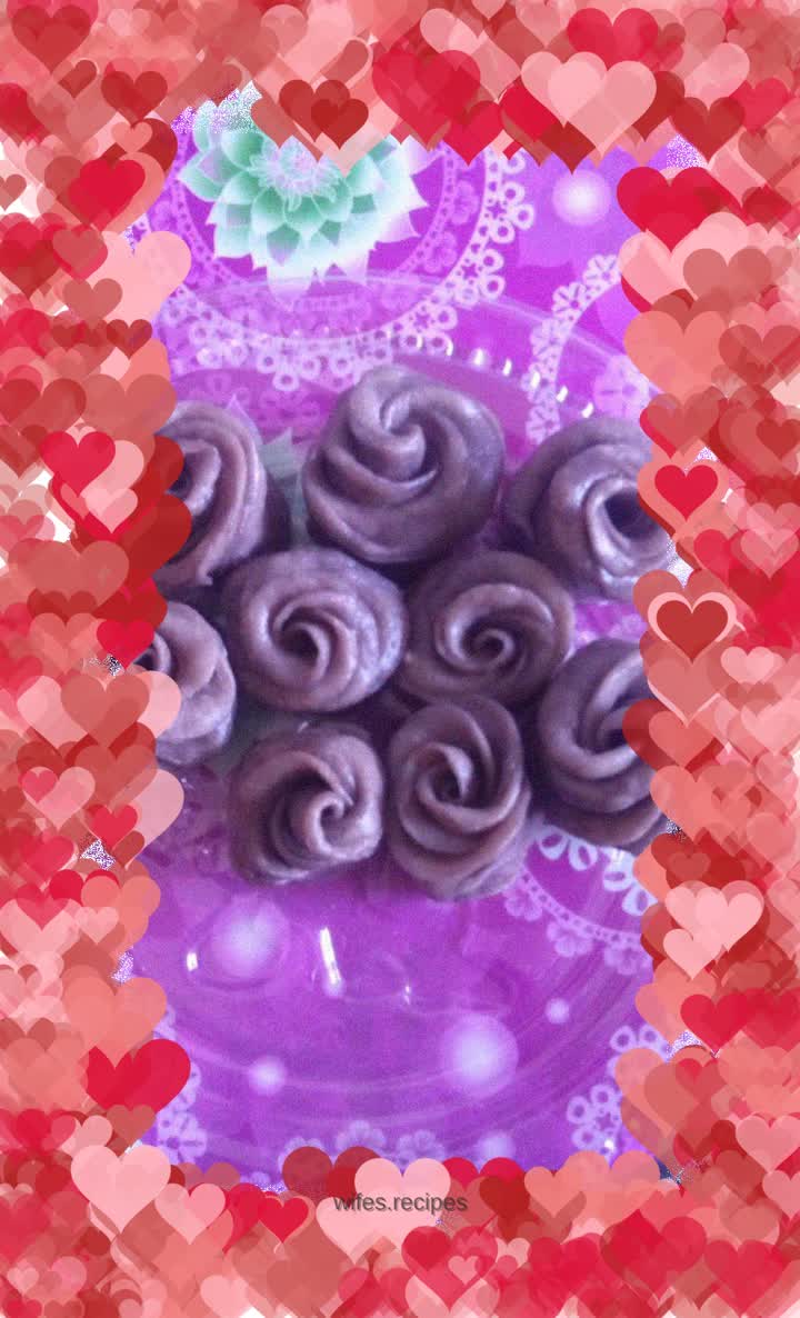 Purple sweet potato rose