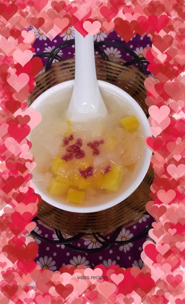 Tremella and sweet potato soup