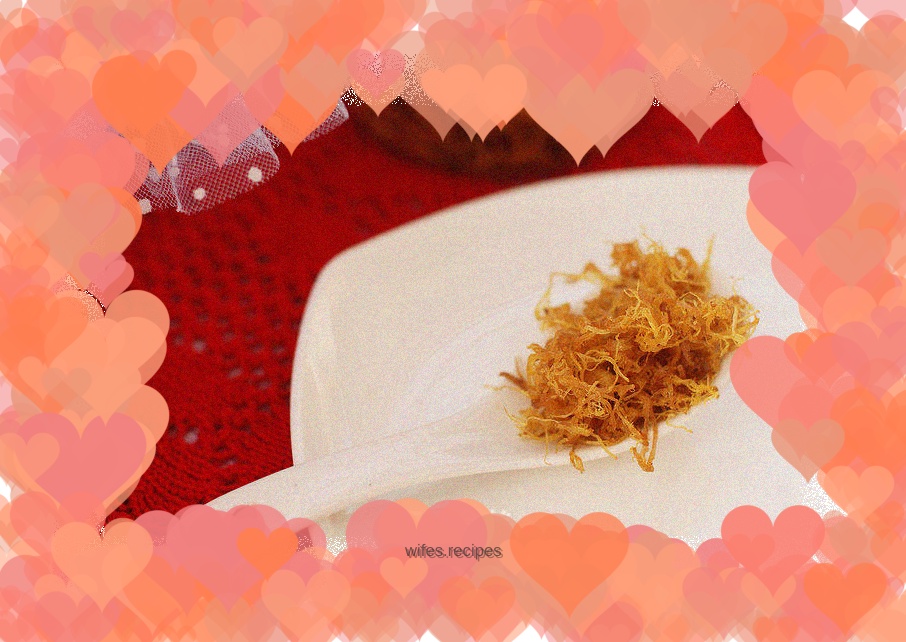 Thinly fragrant golden pork floss