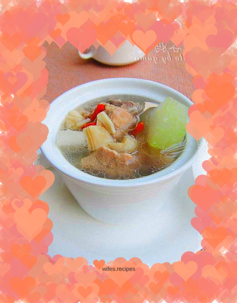 Winter Melon, Scallops and Pork Ribs Soup