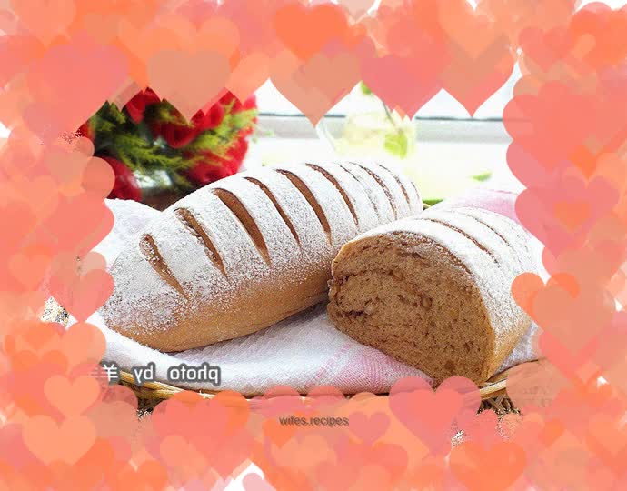 Brown sugar whole wheat walnut buns