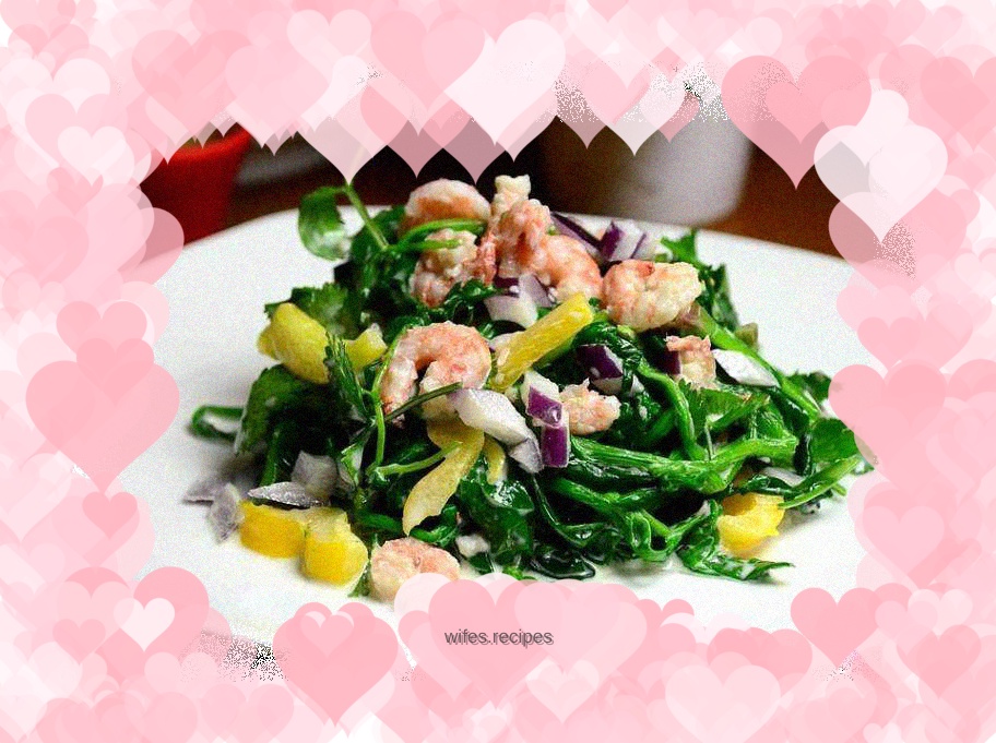 Shrimp and Spinach Salad
