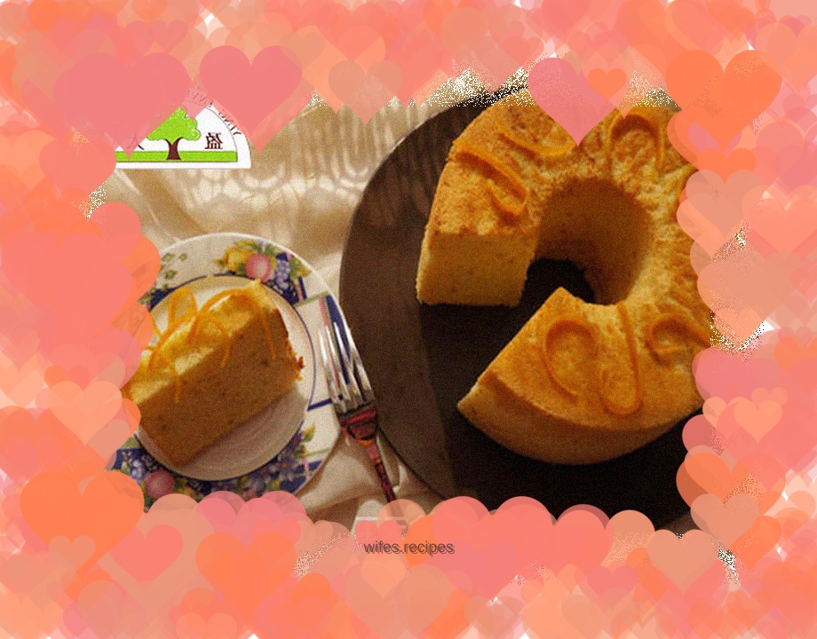 Yingtai Food Club---sweet and sour candied orange peel chiffon