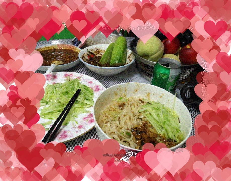 Homemade handmade noodles