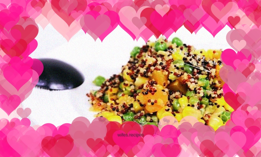 Baby food supplement—Steamed quinoa with mixed vegetables