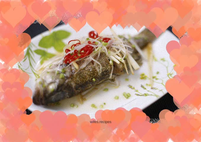 Waterless baked seabass