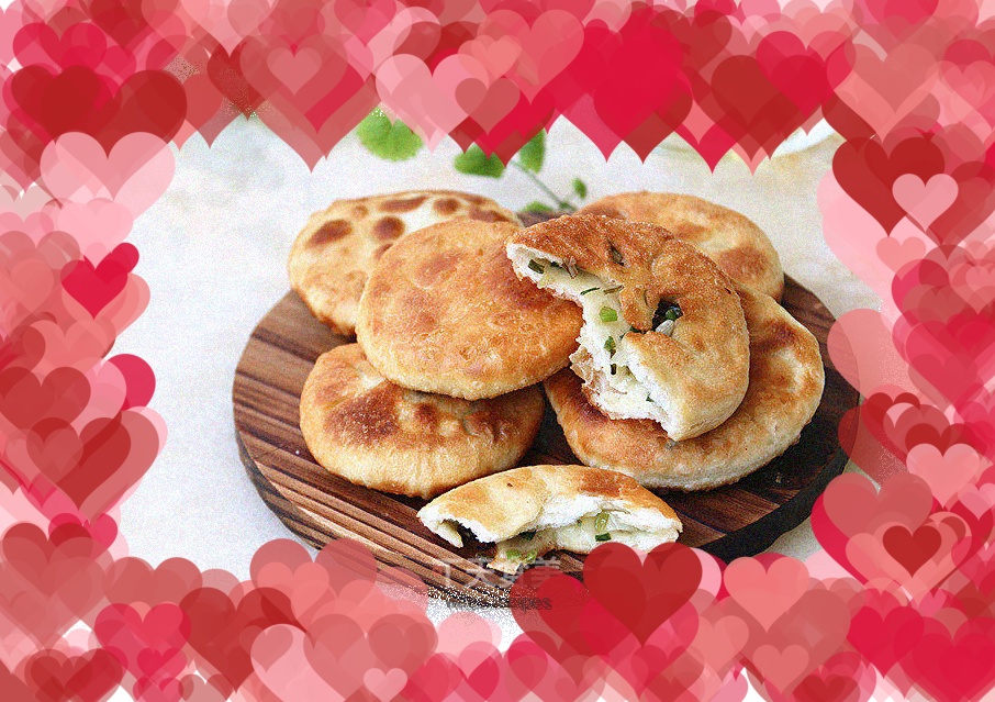 Lard and scallion pancake