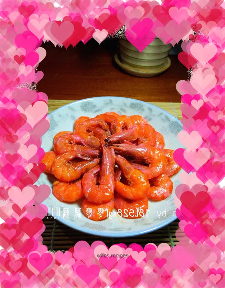 Private dish: tomato shrimp