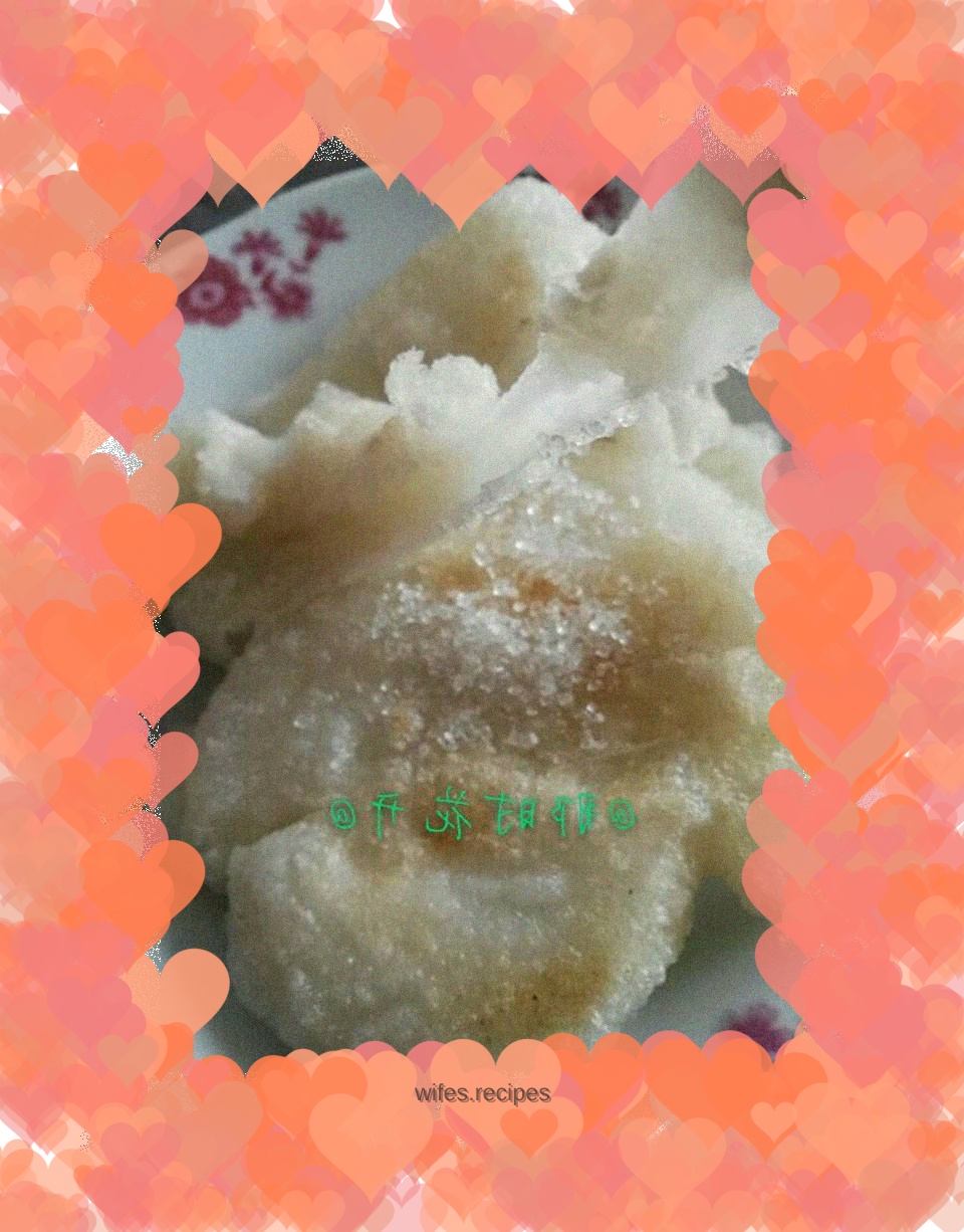 White sugar glutinous rice cake
