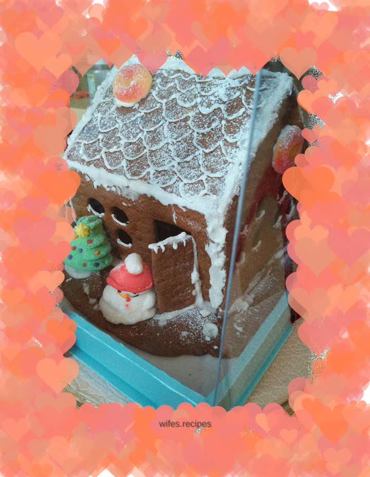 Build a house with love - Christmas gingerbread house
