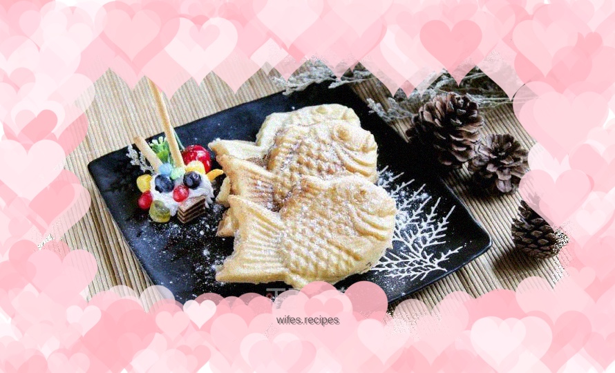 Cute fish cake Taiyaki