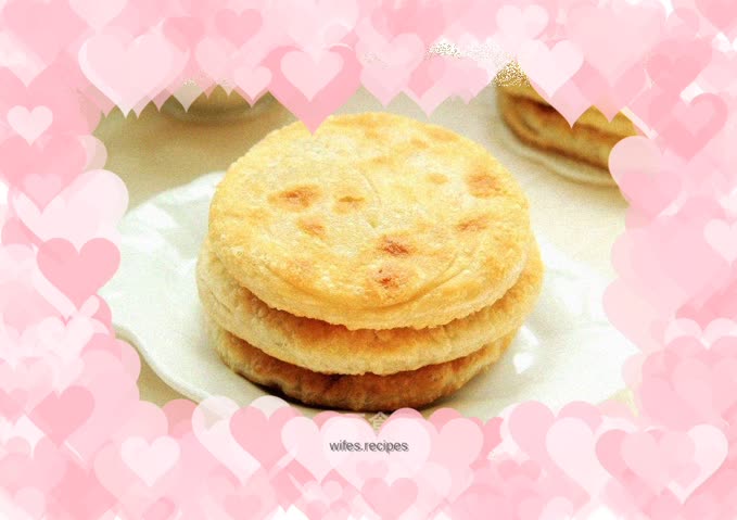 Old-fashioned scallion pancake