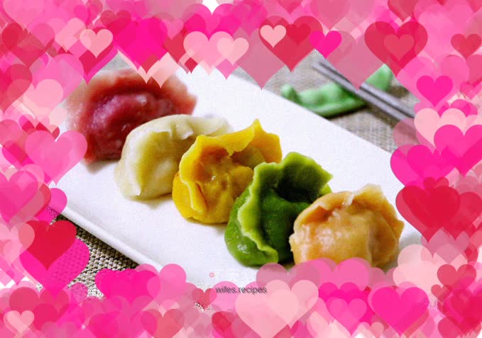 Five-color dumplings