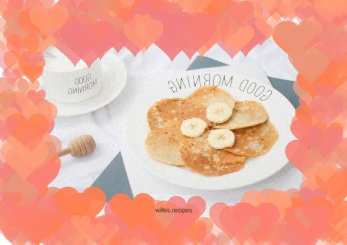 Baby food supplement: Banana egg soft cake
