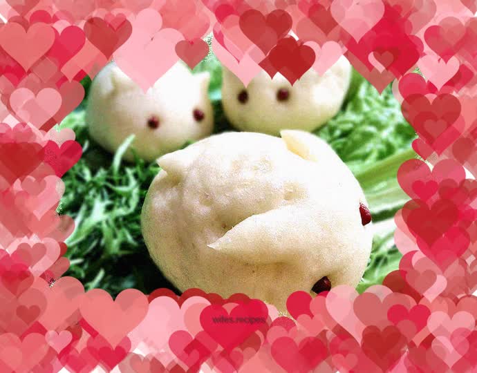 Be a meaningful little rabbit----Rabbit Custard Bun