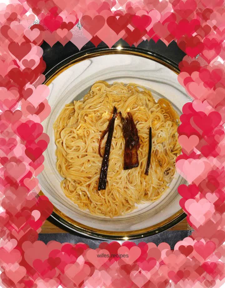 Scallion oil noodles