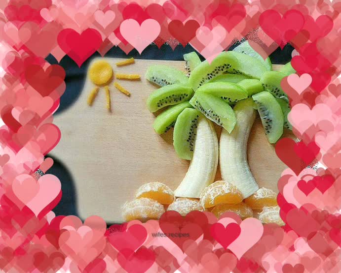 Plate presentation with coconut style and sea charm