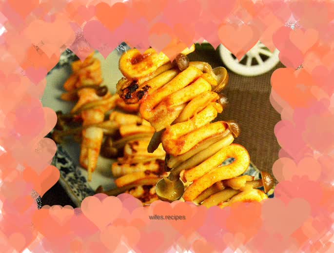 Orleans Grilled Squid Skewers