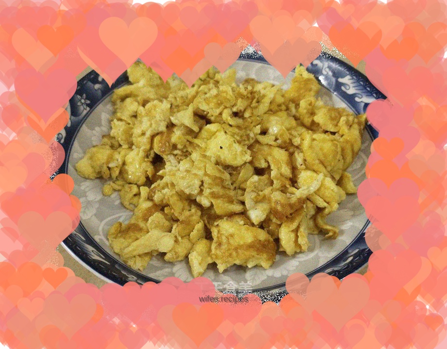 Oyster sauce eggs