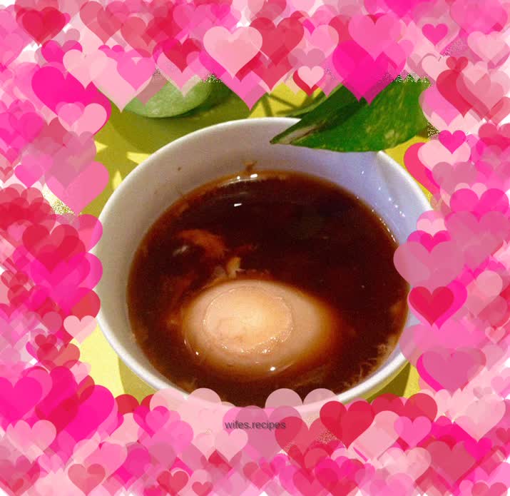 Brown sugar wine steamed eggs
