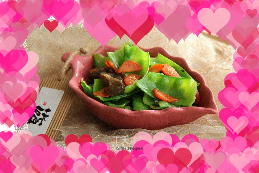 Vegetarian Fried Snow Peas