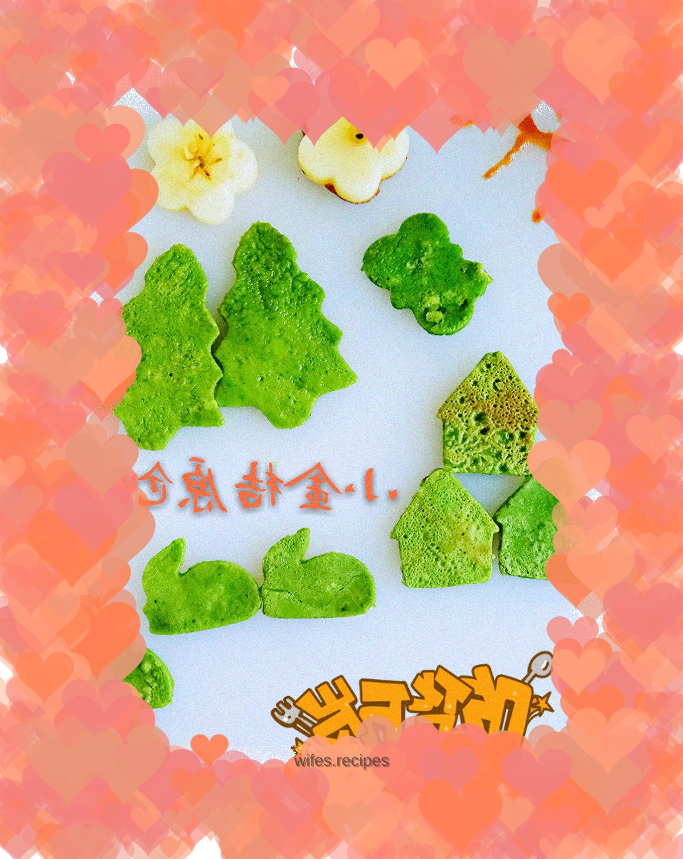 Morning in the forest - spinach egg pancake