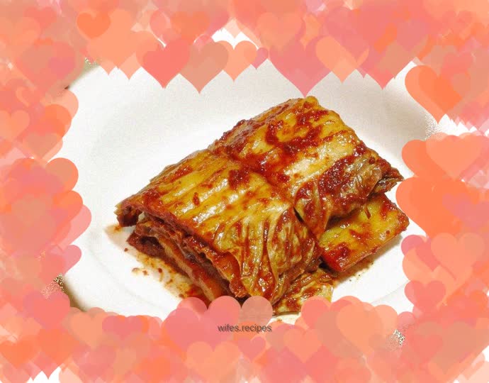 Pickled Korean Spicy Cabbage