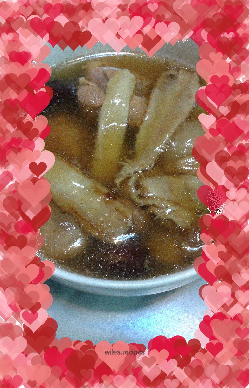 Beauty and Beauty-Stewed Yellow Fish Maw with Cordyceps Flowers, Longan and Red Dates