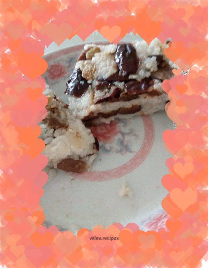 Jujube cut cake