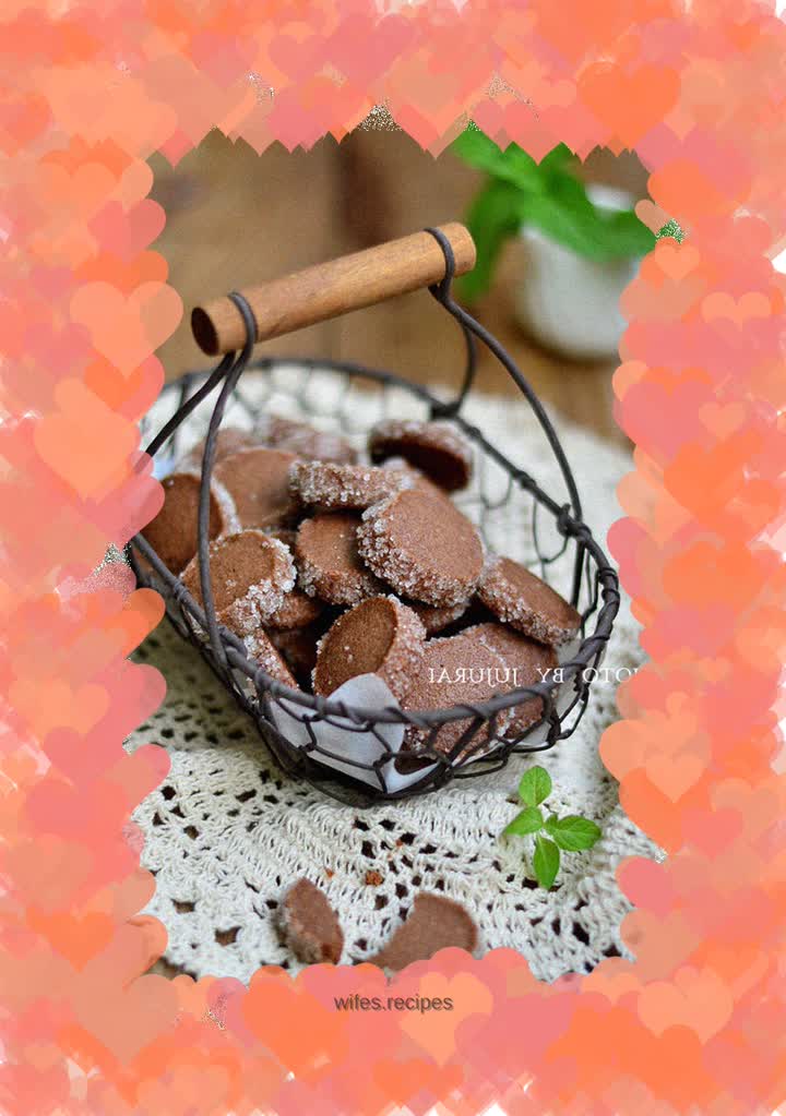 Cocoa jaggery cookies