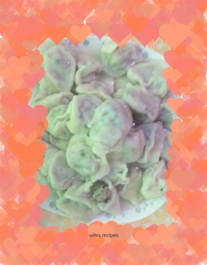 Beef and parsley dumplings