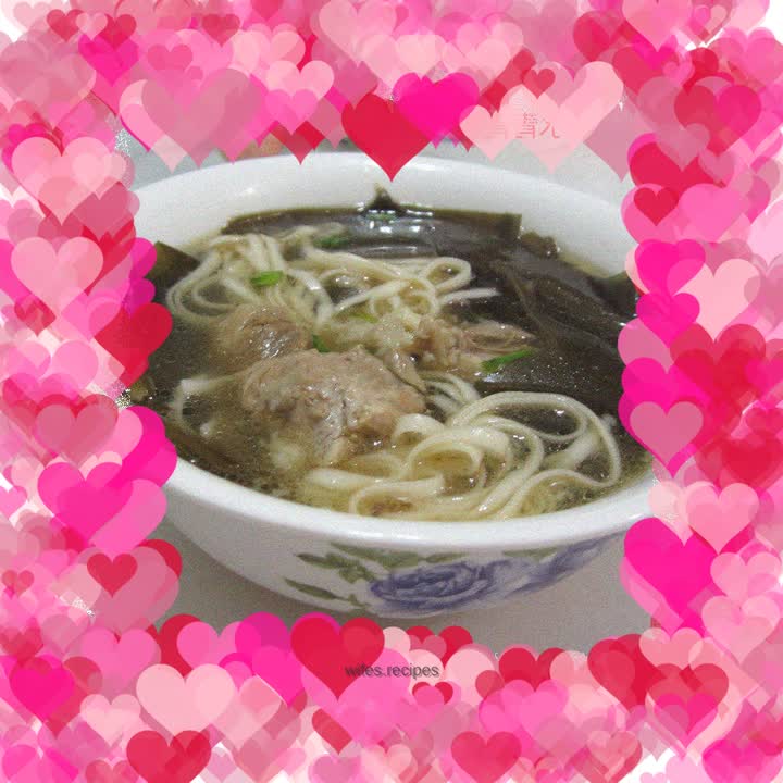 Bone broth kelp noodles