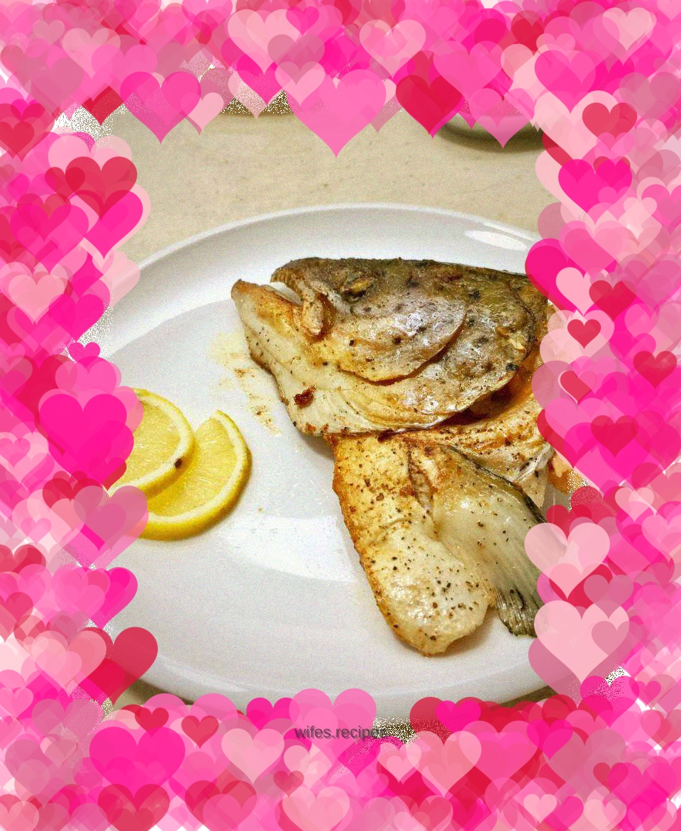 Salt-fried salmon head