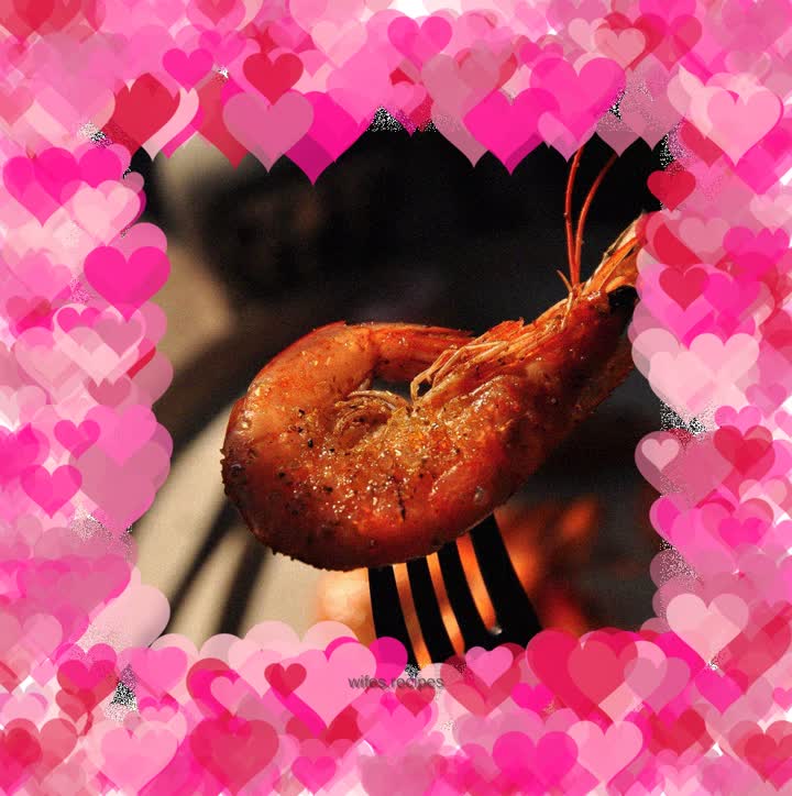 Salt and pepper grilled shrimp