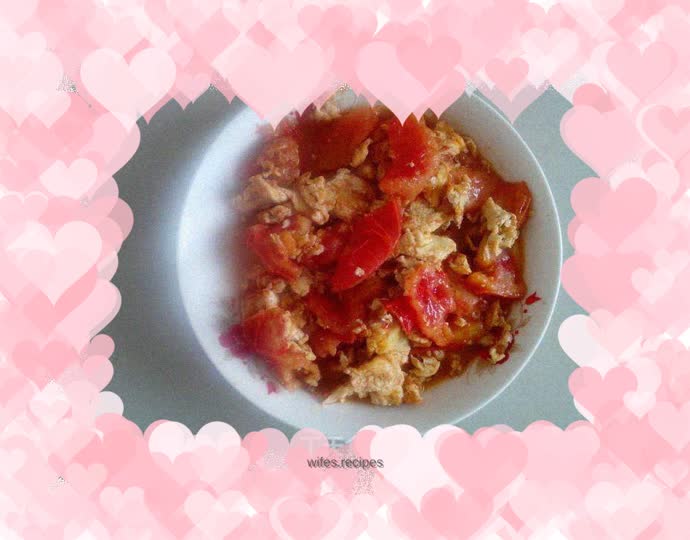 Tomato scrambled eggs