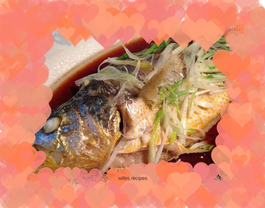 Steamed yellow croaker