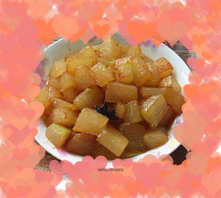 Grilled Winter Melon with Oyster Sauce