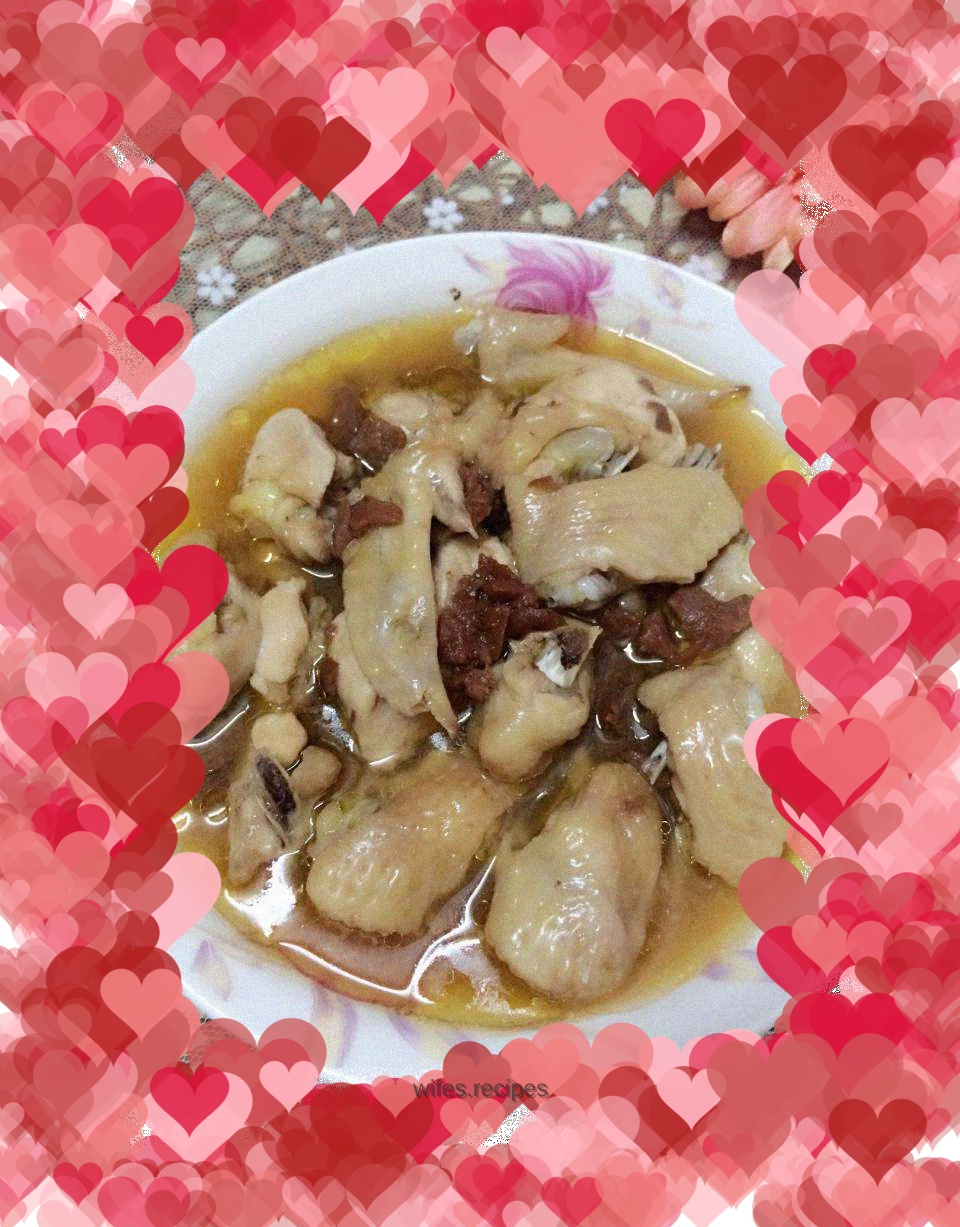 Steamed Chicken Wings with Sour Plum