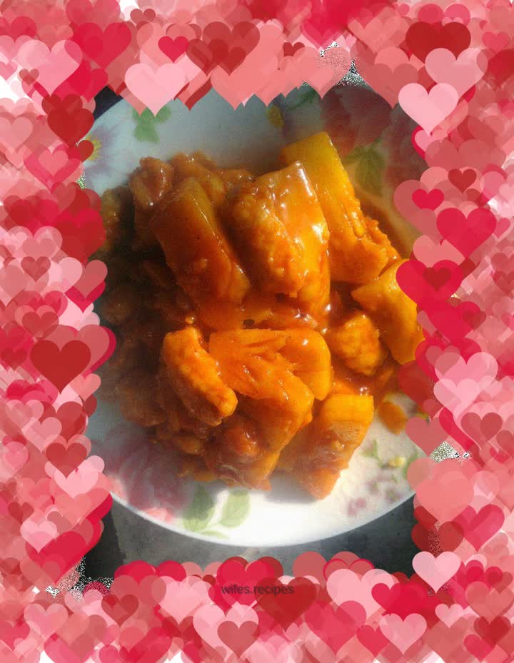 Pineapple ancient meat