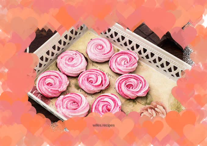 Chocolate Rose Meringue