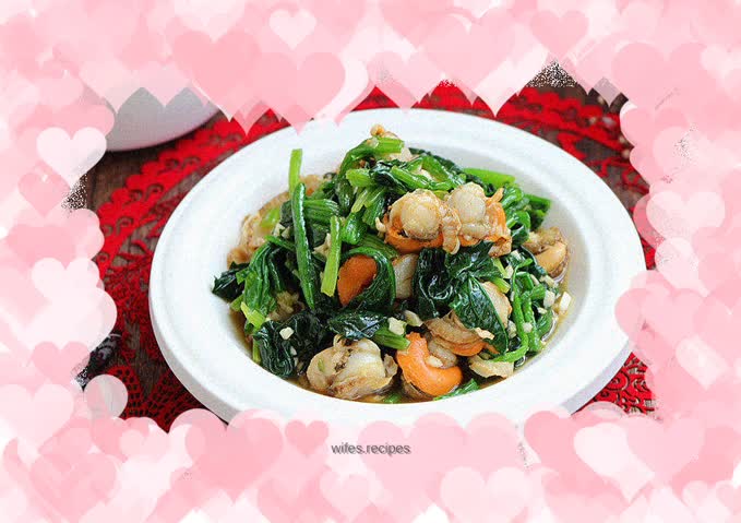 Spinach and Scallops