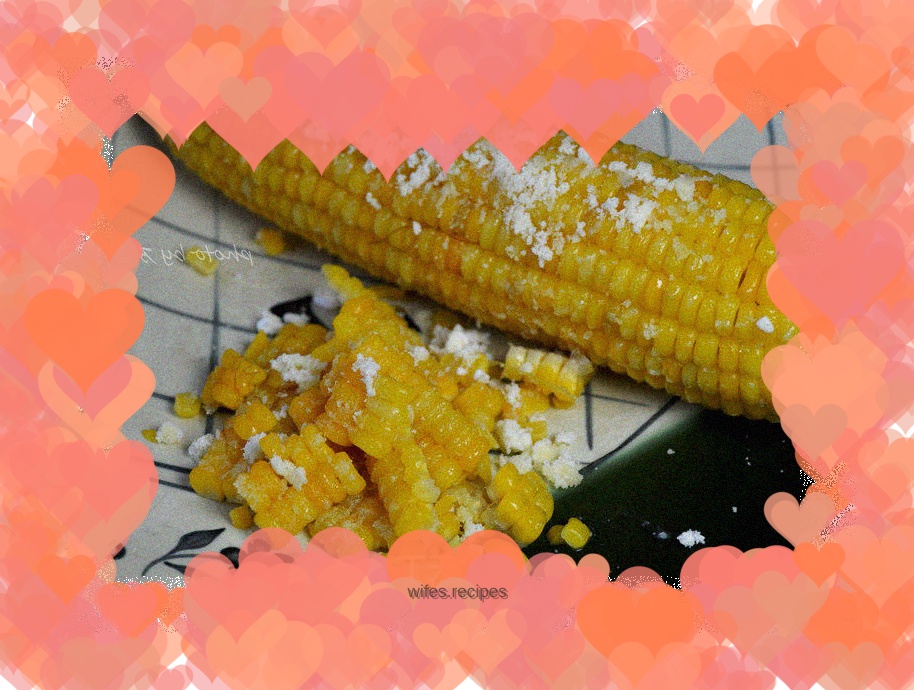 Milky roasted corn