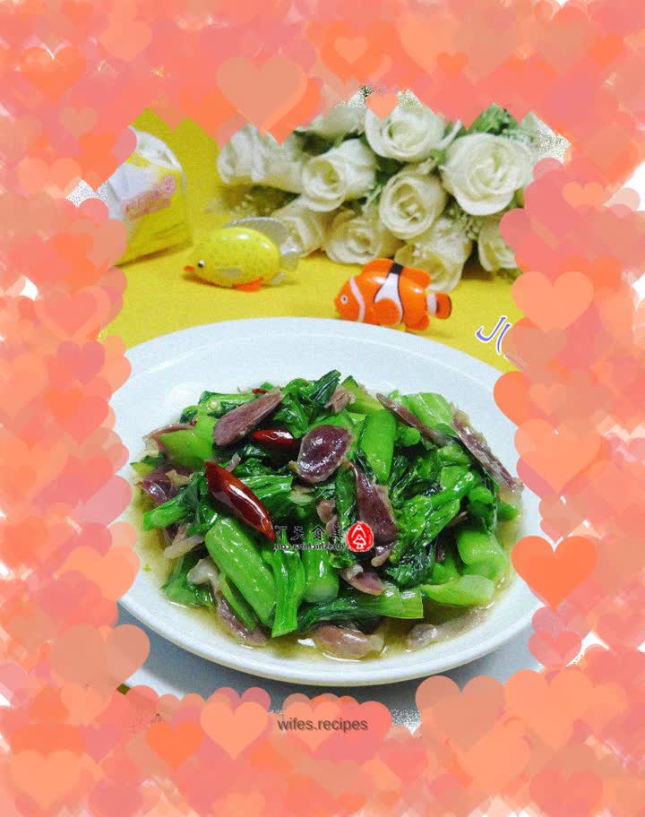 Stir-fried duck gizzards