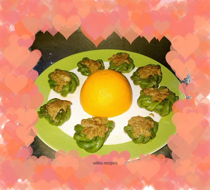 Orange-flavored Cowpea Buttons