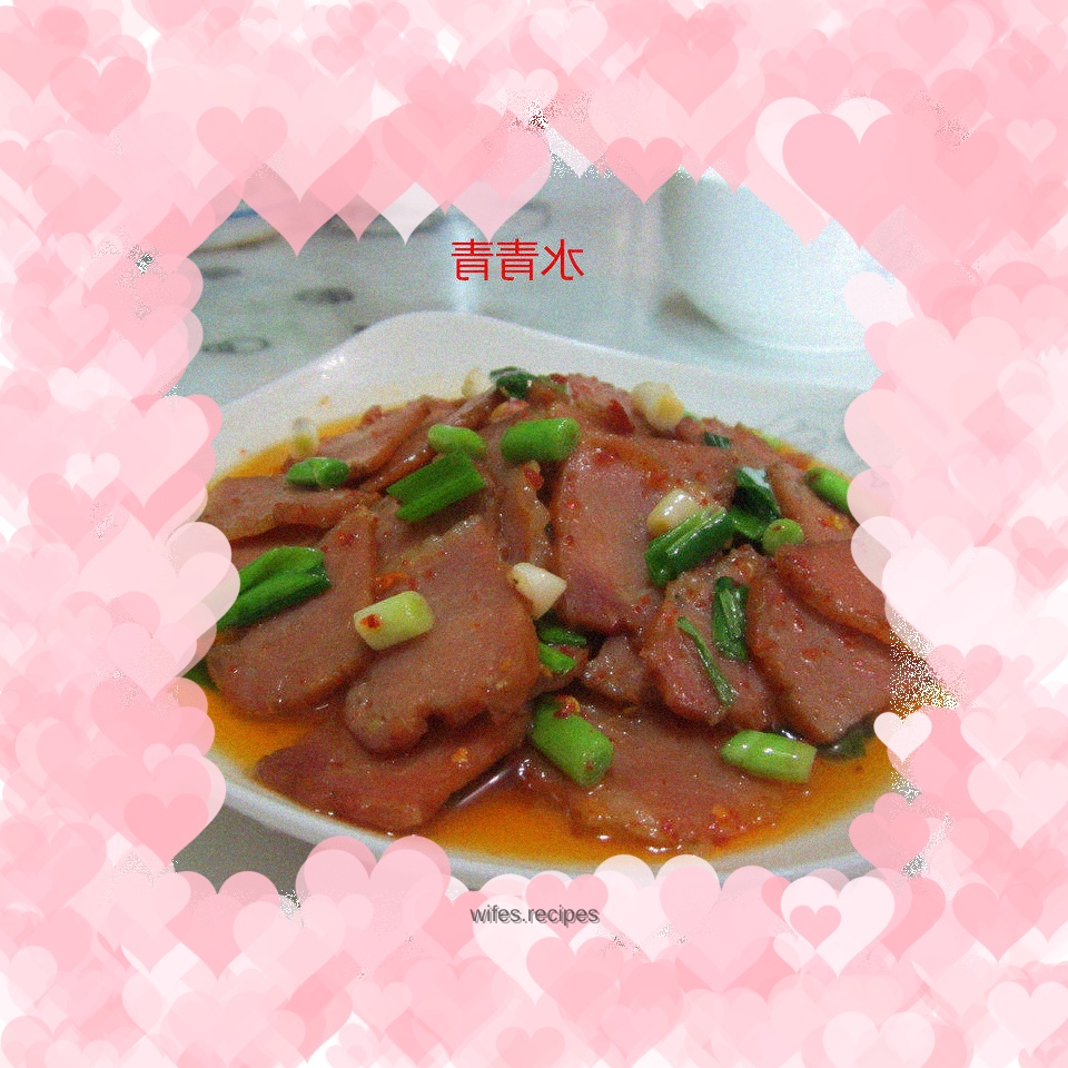 Stir-fried wax strips