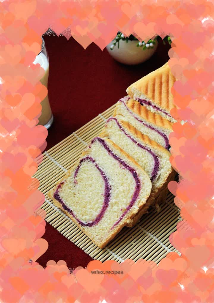 Purple Sweet Potato Toast